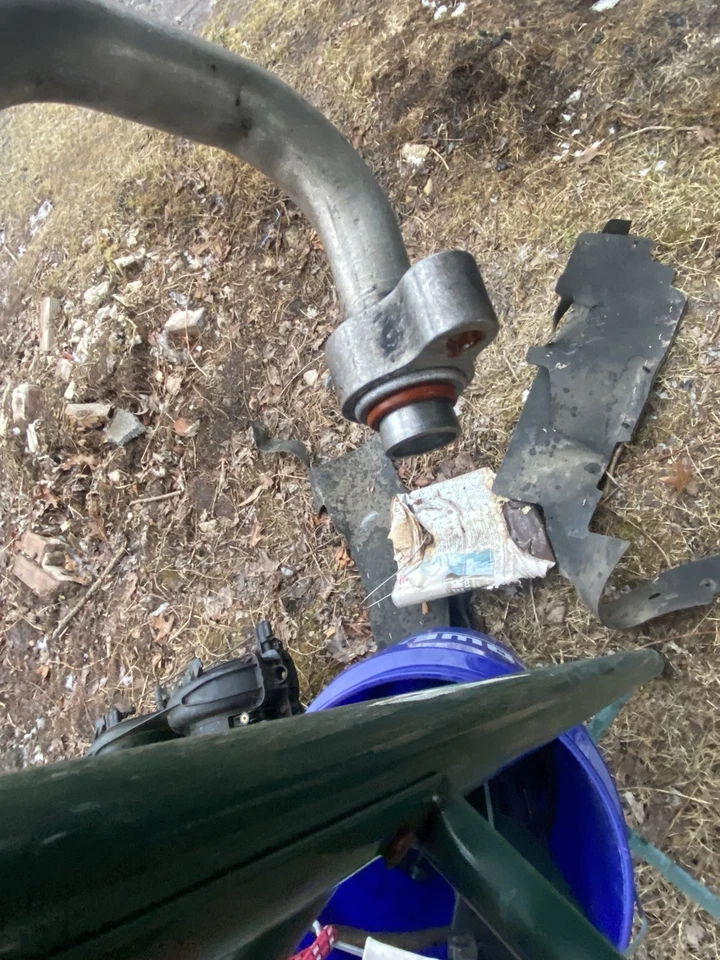 Línea de manguera de compresor de aire acondicionado 5,4 L 5,4 | Se adapta a 05 06 07 Ford F250 F350 Foto 3 de 4