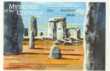 Maldives 1993 - Stonehenge - Souvenir Stamp Sheet - Scott #1767 - MNH