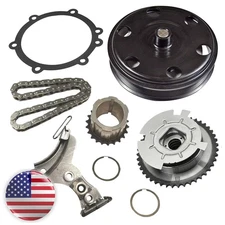 Water Pump Timing Chain Kit Cam Gear For Cadillac Chevrolet CTS Tahoe Yukon 5.3L