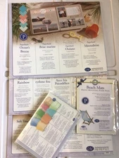 Creative Memories Scrapbooking Paper Lot Rockin’ Rainbow, Ocean’s Breeze, Folder