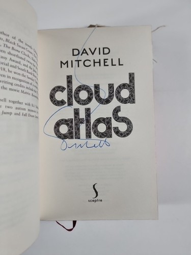 Cloud Atlas, David Mitchell ,SIGNED 1st print Sprayed Edges 20th Anniversary ed - Picture 2 of 7
