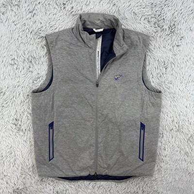 Zero Restriction Vest Men s L Gray Goose Down Full Zip Full Zip Performance Golf