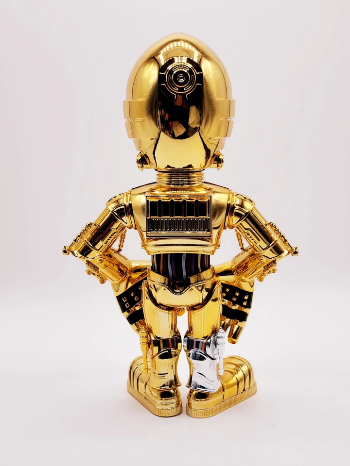 Figura dorada coleccionable Stsr Wars C-3PO Medicom Toy Tomy 2007 Foto 4 de 4