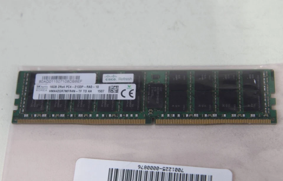 SK HYNIX 16GB PC4-17000 DDR4 RDIMM MEMORY MODULES | HMA42GR7MFR4N-TF | LOT OF 2 - Image 3 of 3