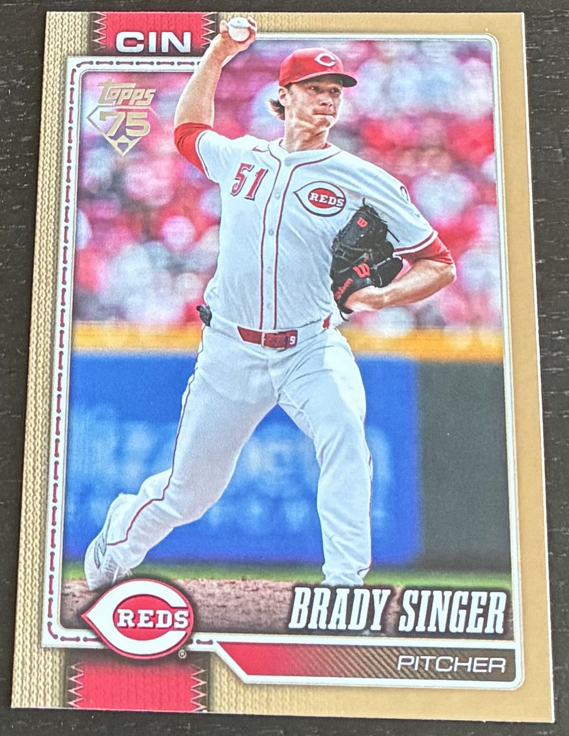 2026 Topps Series 1 - Brady Singer #282 Gold /2026