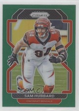 2021 Panini Prizm Green Prizm Sam Hubbard #277 0q1p