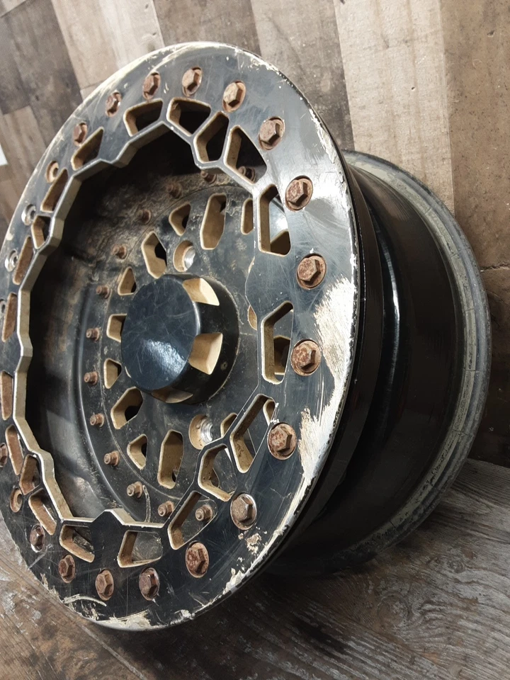 Alba Racing RZR Baja Crusher Beadlock Wheel Rim 15x7 4+3 Straight Broken Bolts - Image 2 of 4