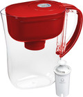 Water Filter Pitcher for Tap and Drinking Water with 1 Standard Filter, Lasts 2 