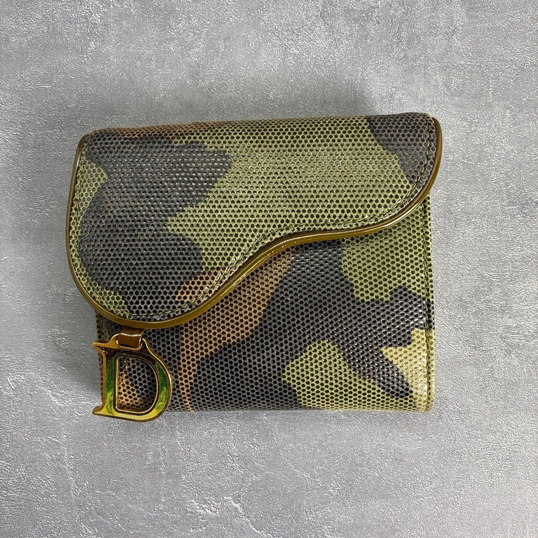 小物 Archive Dior Camo Saddle Wallet Galliano Dior Camo Saddle Wallet Galliano Unisex Leather | eBay