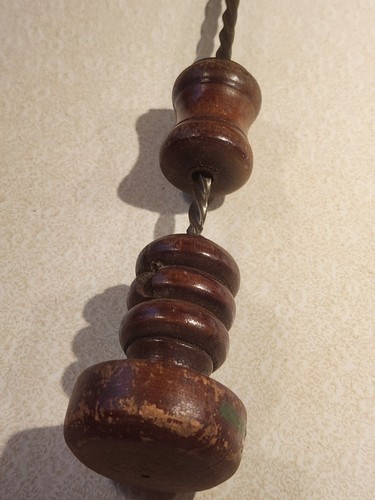 Antik 11" Archimedes Hand Spiral Bohrer Zimmermann Holzbearbeitung Werkzeug - Bild 2 von 4