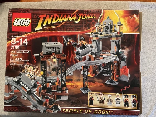 LEGO Indiana Jones: The Temple of Doom (7199) Packs 3&4 Sealed Retired / Rare