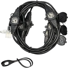 25FT 16 Gauge Power Extension Cord with 7 Outlets, UL Certified