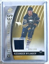 2017-18 SP Game Used Authentic Rookies Alexander Nylander #182 Gold Jersey /399