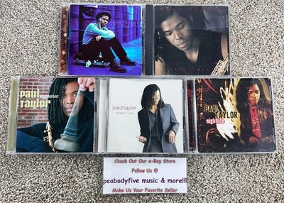 Lot Of 5 PAUL TAYLOR CDS - Horn, Undercover, Hypnotic, Steppin', Nightlife