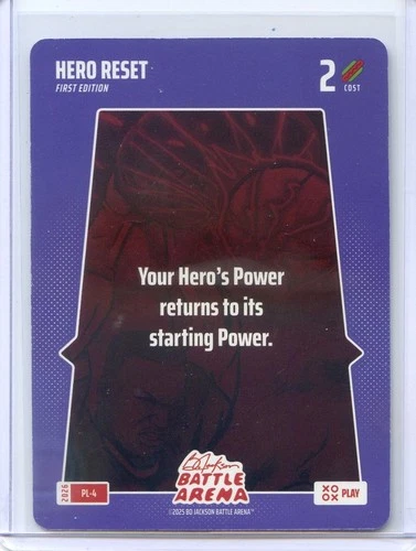 2026 Bo Jackson Battle Arena Play Card SSP #PL-4 HERO RESET