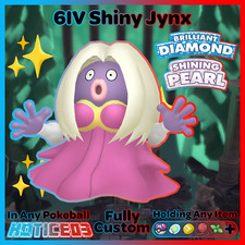✨ Shiny JYNX 6IV ✨ Pokemon Brilliant Diamond and Shining Pearl lv100 +EVs