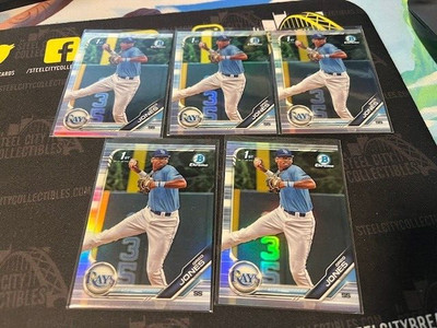 2019 Bowman Draft Greg Jones 1st Bowman Chrome Refractor #BDC-66 x5