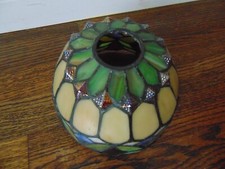 TIFFANY STYLE STAINED GLASS LIGHT SHADE ONLY