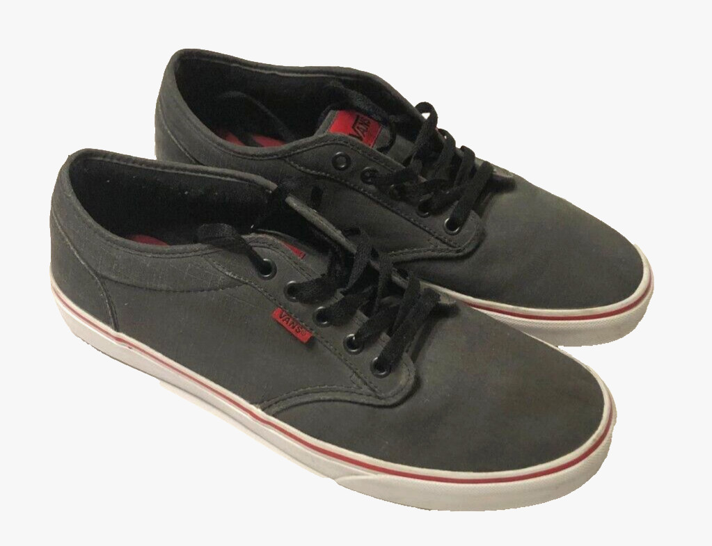 Vans Wall Shoes Atwood Trainer Skateboard Gray Canvas 500714 Men's Sneakers 11.5