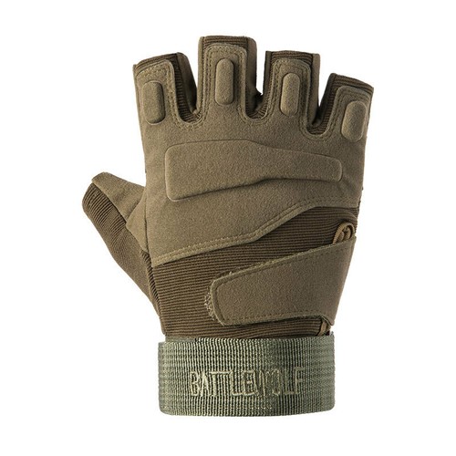 Tactical Gloves Men's Military SWAT Protective Armor Airsoft Shooting Fingerless - Picture 8 of 18