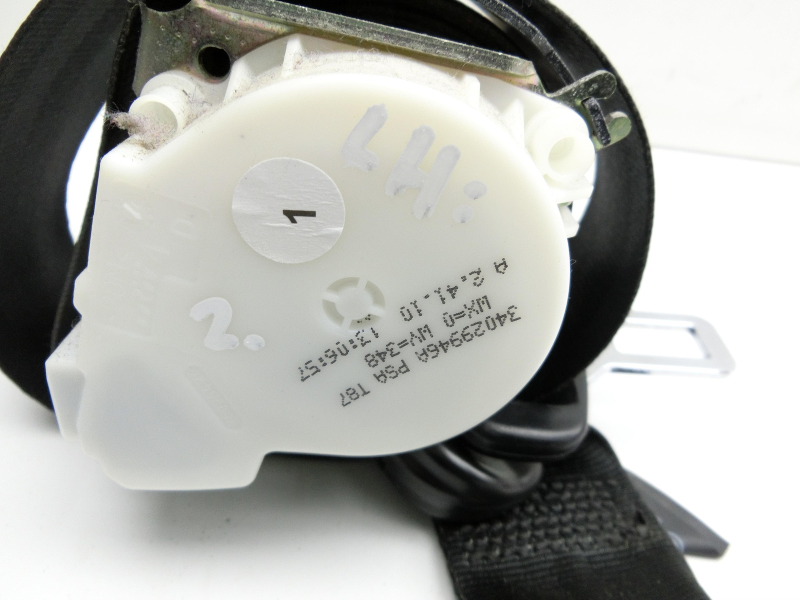 Cintura di sicurezza sinistra posteriore per Peugeot 5008 I T87 09-13 34040962 foto 4