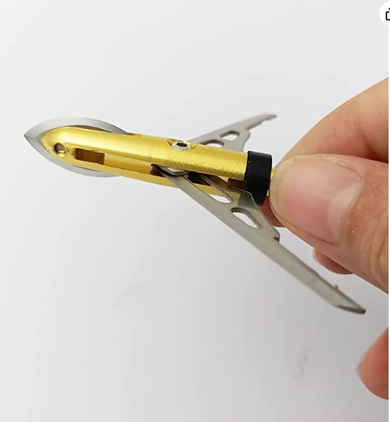 Broadheads Pfeifspitzen 6er-Set - Messing Für Bogenschießen