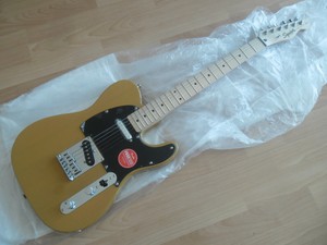 Fender Squier TELECASTER Affinity Butterscotch blond ACERO chitarra  elettrica | eBay