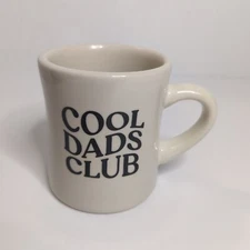 Cool Dads Club Heavy Coffee Mug Restaurant Style M Ware Stoneware Mug VTG VGC