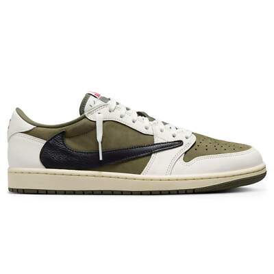 Travis Scott x Air Jordan 1 Low OG Medium Olive | eBay UK
