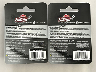 BERKLEY 8-PACK FUSION 19 HEAVY COVER FLIPPING Needle Point 5/0