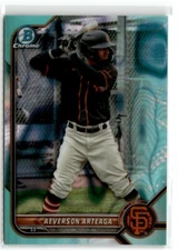 2022 Bowman Draft Aqua Lava Refractor Aeverson Arteaga /199 #BDC-198 San