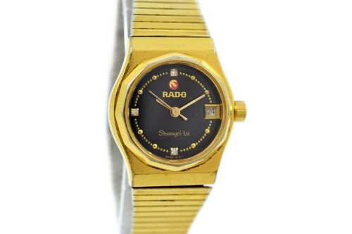 Vintage Rado Shangri-la Gold Plated Automatic Ladies Petite Watch 1676  - 第 1/7 張圖片