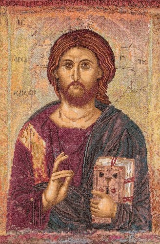 Kit point de croix Icône Christ Pantokrator 476A Thea Gouverneur - Imagen 9 de 11