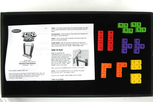 Tetris Tower 3D Game Parts Ten Shape Pieces (2 Each) 2004 Radica We Ship Fast! - Picture 6 of 6