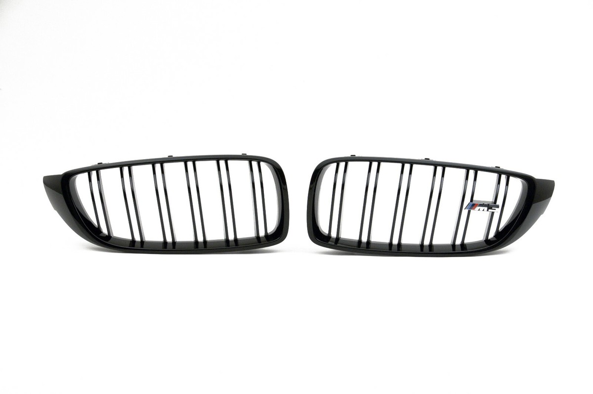 BMW OEM M Performance Black Kidney Grille SET F80 2015+ M3 