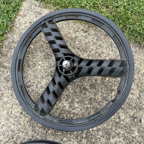Ruedas BMX ACS Stealth Freestyle EE. UU. 3 radios 16"" pulgadas tamaño raro difícil de encontrar - Imagen 3 de 12