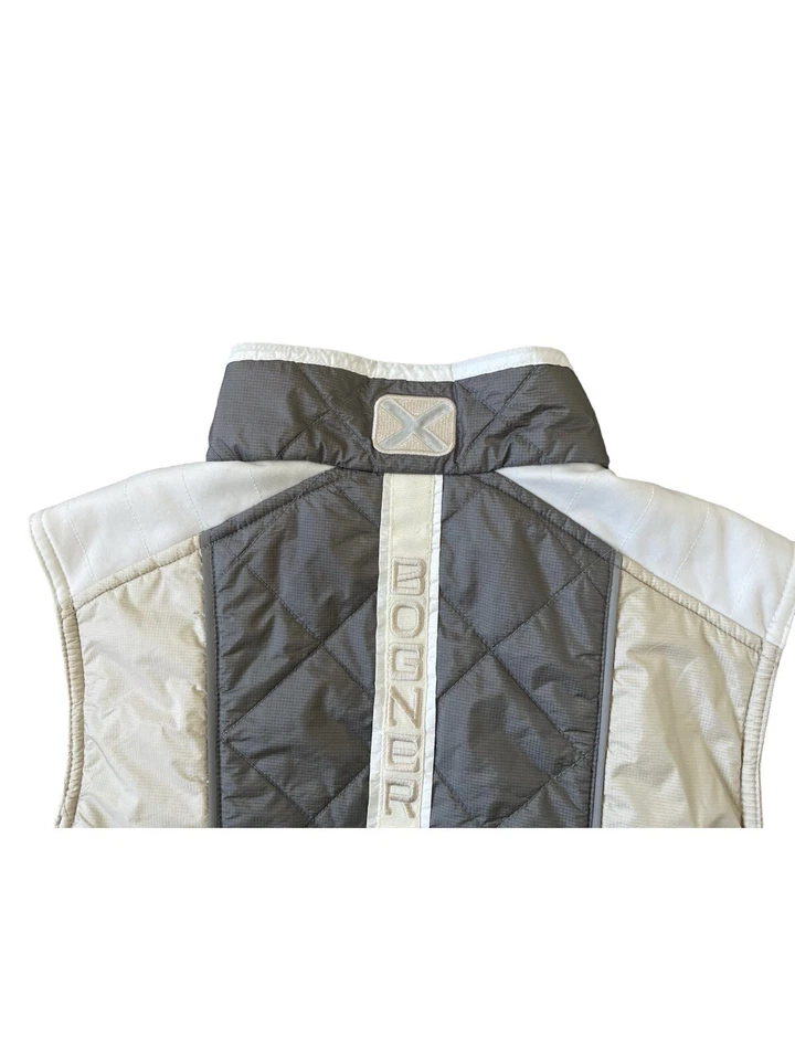 Chaleco BOGNER Chaleco acolchado Deportes Golf Gris Crema Plata Esquí Malla Bolsillos 6 36 S 8 Foto 4 de 4