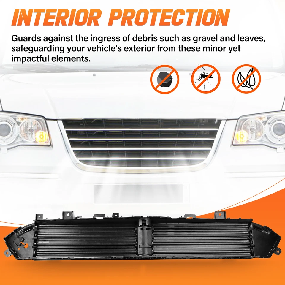 Active Grille Shutter with motor for 19-21 Chrysler Pacifica Voyager 68438679AC - Image 3 of 4
