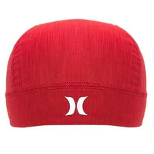 Hurley Skully Running Beanie Men's Skull Cap Red One Size New