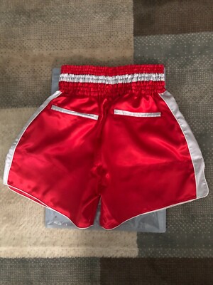 new MUAY THAI STYLE SHORTS GDC human made girls don't cry red