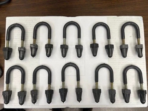 LOT of 10, PBU-BOLT-1,  Robroy Plastibond PVC coated 1" Conduit U-Bolt