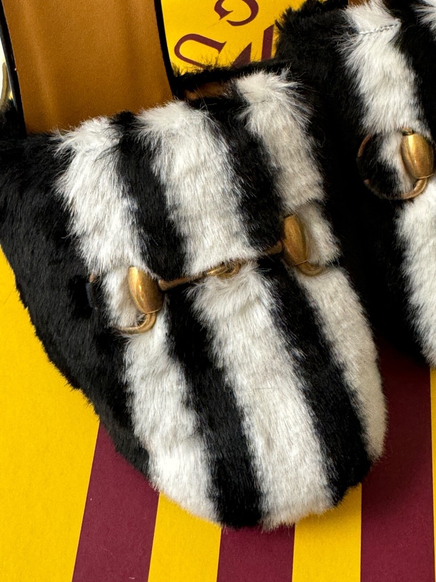 ☆ ADIDAS x GUCCI Horsebit pumps コラボパンプス ☆ size 39G - Gucci x Adidas Fur Horsebit Heels Black White | eBay