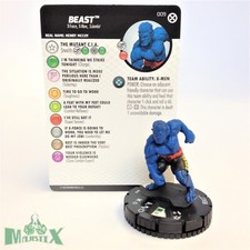 Heroclix X-Men: House of X set Beast 009 Common figure w/card 