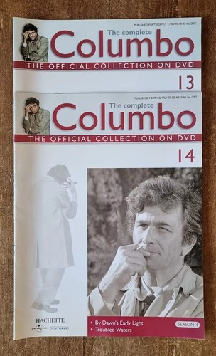 Ensemble collection de magazines Columbo TV Series DVD numéros 13 et 14 magazines uniquement