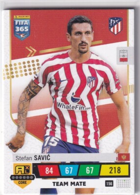 Panini FIFA 365 2023 Karte Nr. 156 Stefan Savic