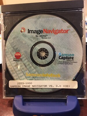 IMAGE NAVIGATOR for ACCPAC. CD. Never Used. Version 3.0