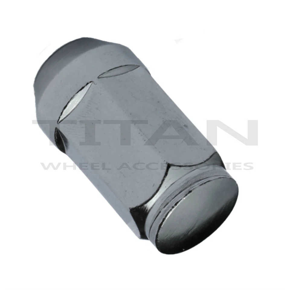 20pc Chrome XL Lug Nuts 14x1.5 Bulge Acorn | 5 Lug for Chevy GMC C/K 1500 2500  - Image 2 of 4