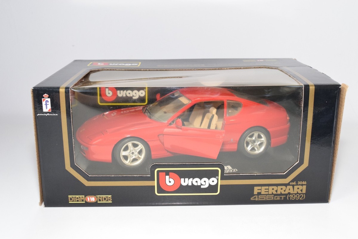 A68 1:18 BBURAGO BURAGO 3046 FERRARI 456GT 456 GT 1992 RED