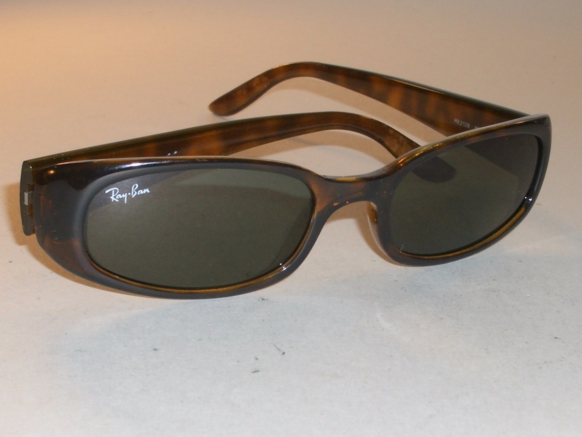 RAY BAN RB2129 902 SLEEK TORTOISE SIDESTREET G15 UV NARROW