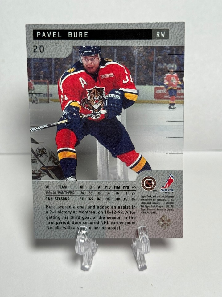 Lot Cartes Upper Deck Heroes 2000-01 - 124/180 Set + 21 Inserts - Jagr, Sakic, Bure